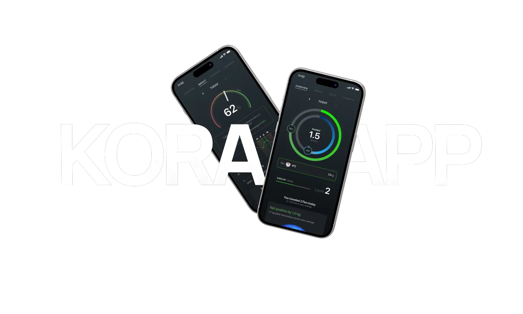Kora app dark theme
